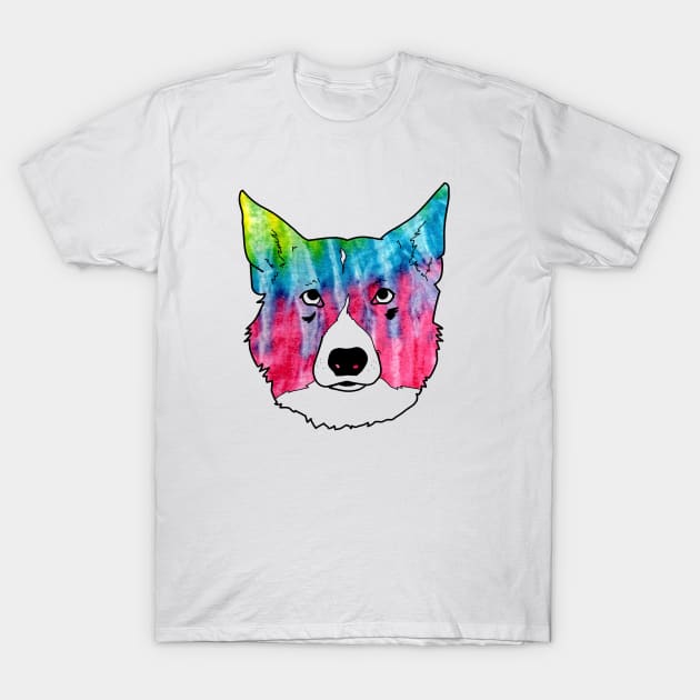 Tie Dye Doggo T-Shirt by TaliDe